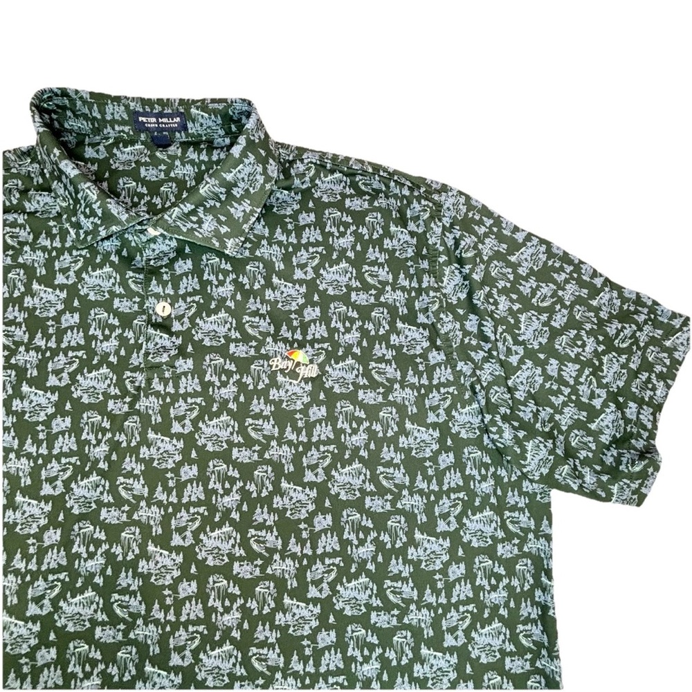 Peter‎ Millar Crown Crafted Polo shirt Xxl Alpine Voyage Bay Hill Arnold Palmer